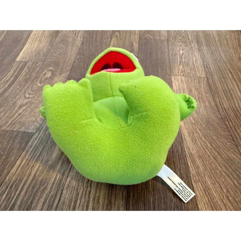 Vintage 1987 Jim Henson Baby Kermit the Frog Plush Muppet Babies 80s Toy Green